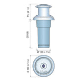 Totem TM3 capstan by Quick - dimensions | EYS
